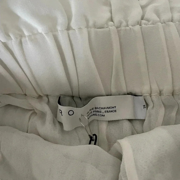 IRO Inaro silver sequin high waisted shorts - Picture 9 of 14